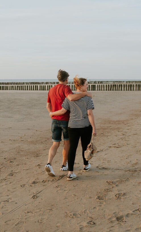 Wandelen strand Cadzand