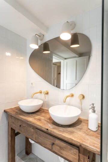 Badkamer in vakantiehuis Cadshuis in Cadzand