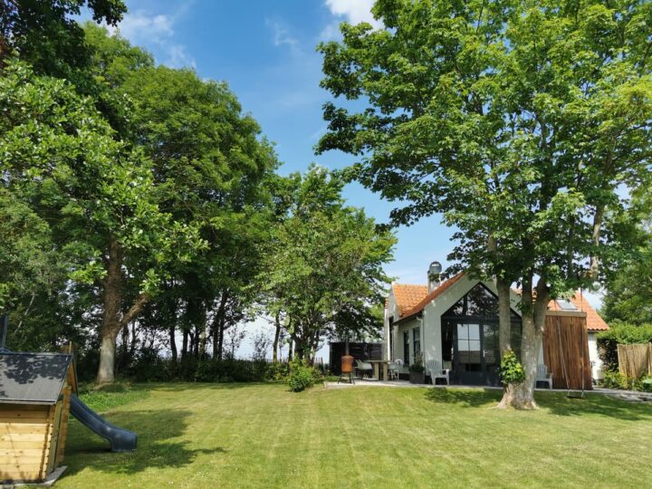 Tuin van vakantiehuis Cadshuis in Cadzand