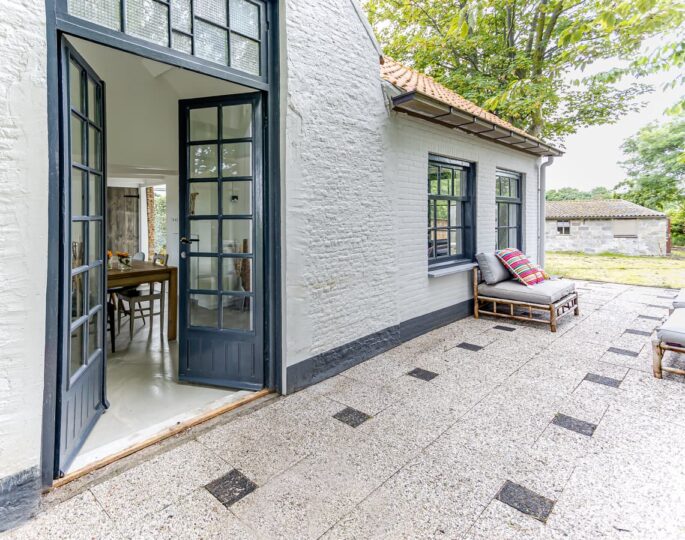 Tuin van vakantiehuis Cadshuis in Cadzand