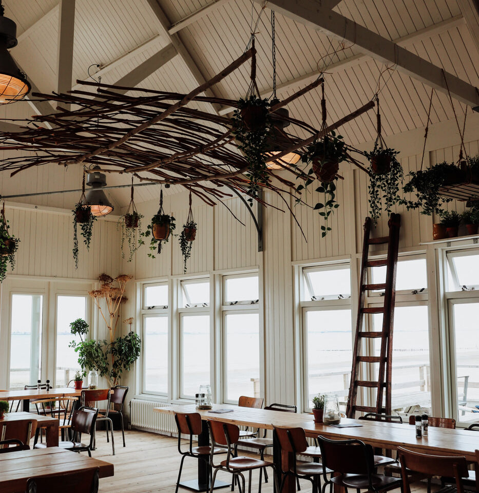 Strandtent Loods Tien interieur