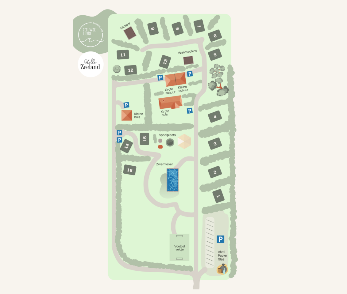 Plattegrond Zeeuwse Liefde