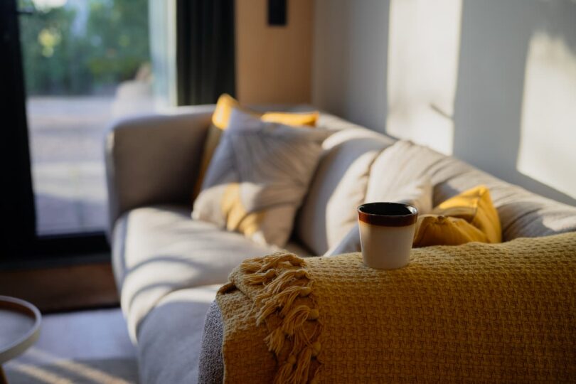 Sfeer Tiny House Gold en Nature in Groede