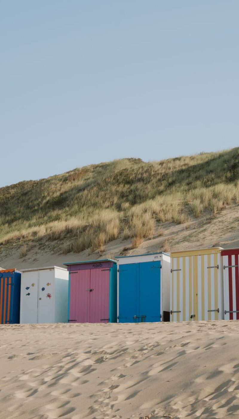 Strandhuisjes strand Valkenisse